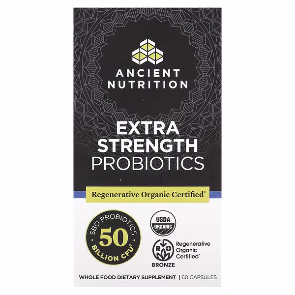 Ancient Nutrition, Probiotics, 25 Billion CFU, 60 Capsules