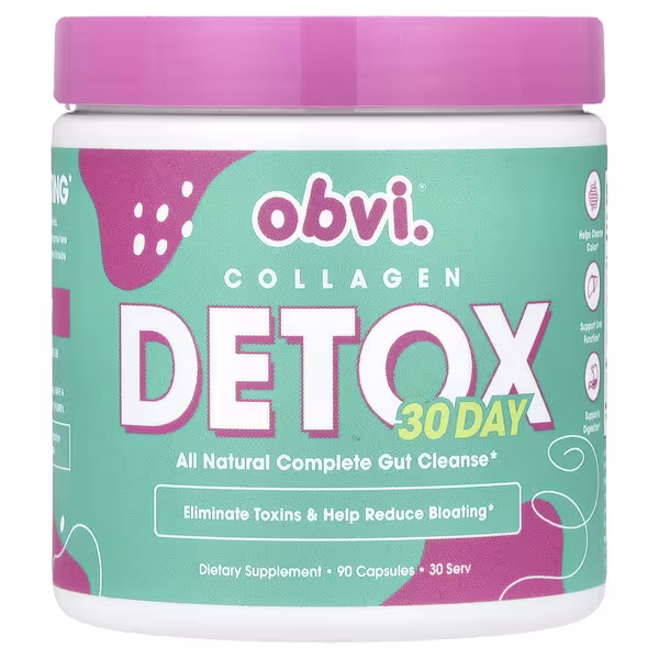 Obvi, Collagen Detox, 90 Capsules