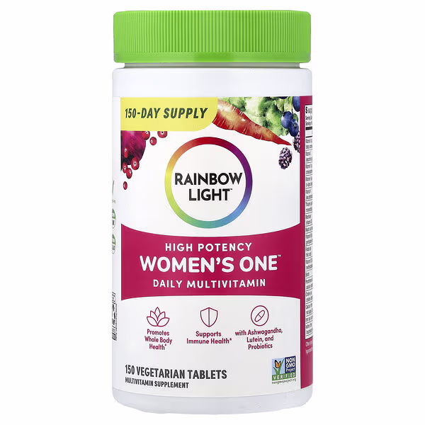 Rainbow Light, Women's One™ Daily Multivitamin, High Potency, 150 Vegetarian Tablets