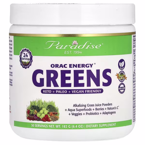 Paradise Herbs, ORAC Energy® Greens, 6.4 oz (182 g)