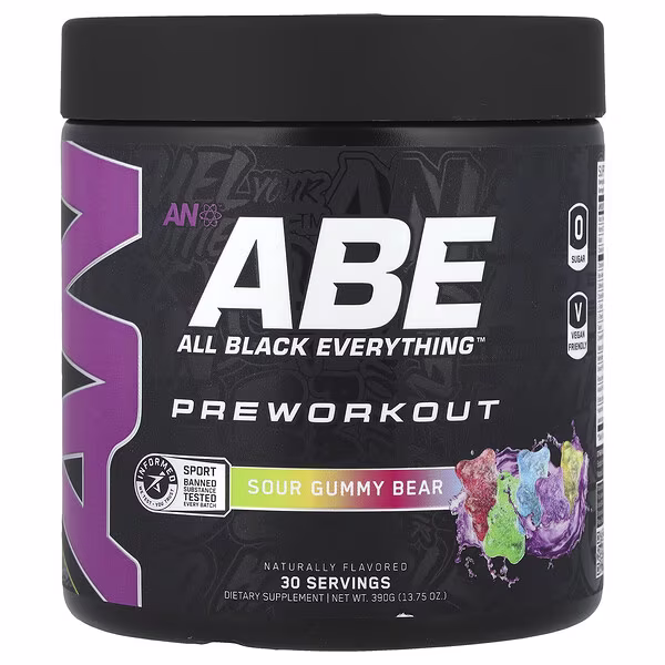 ABE, Preworkout, Sour Gummy Bear, 13.75 oz (390 g)