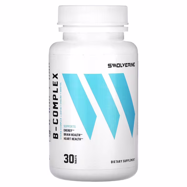 Swolverine, B-Complex, 30 Tablets