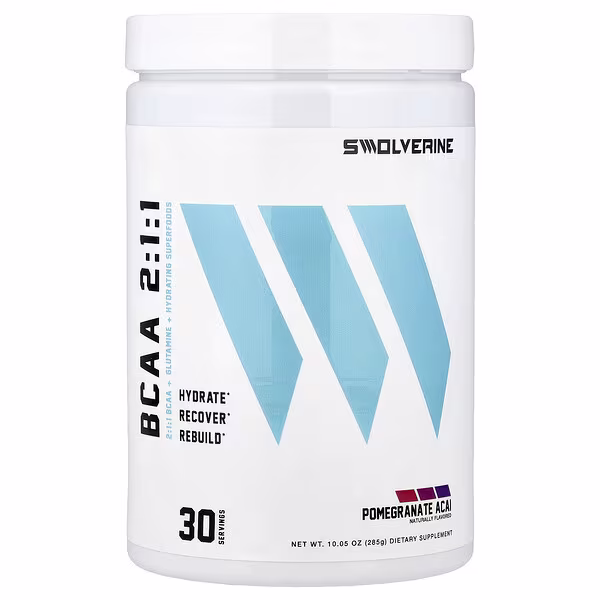 Swolverine, BCAA 2:1:1, Pomegranate Acai, 10.05 oz (285 g)