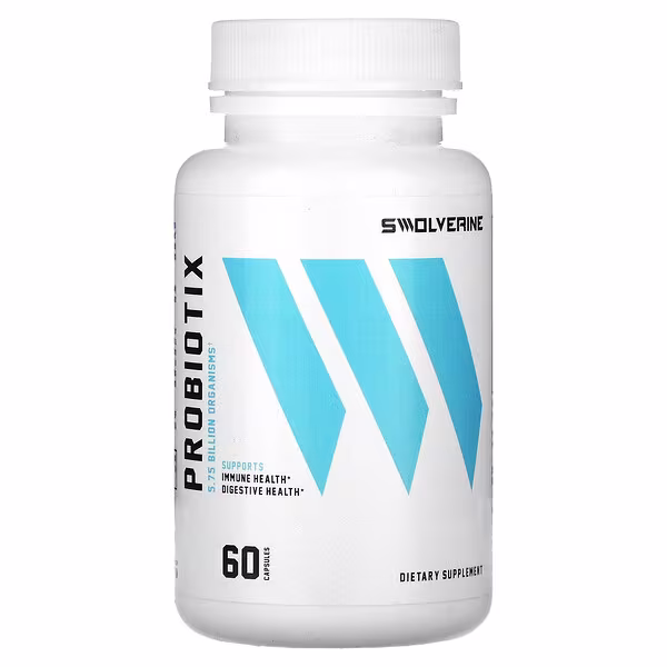 Swolverine, Probiotix, 60 Capsules (9 mg per Capsule)