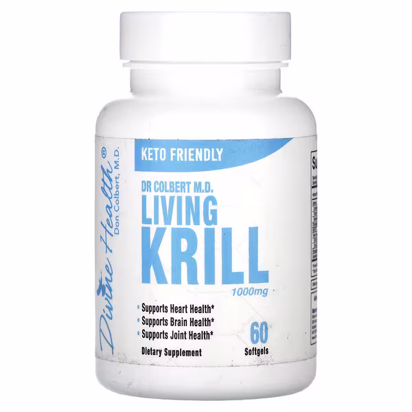 Divine Health, Dr. Colbert M.D. Living Krill, 60 Softgels