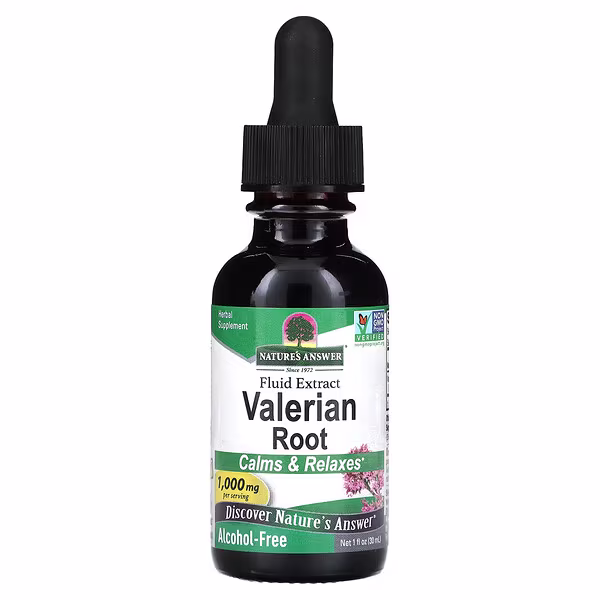 Nature's Answer, Valerian Root, Alcohol Free, 1,000 mg, 1 fl oz (30 ml)