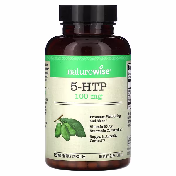 NatureWise, 5-HTP, 100 mg, 120 Vegetarian Capsules