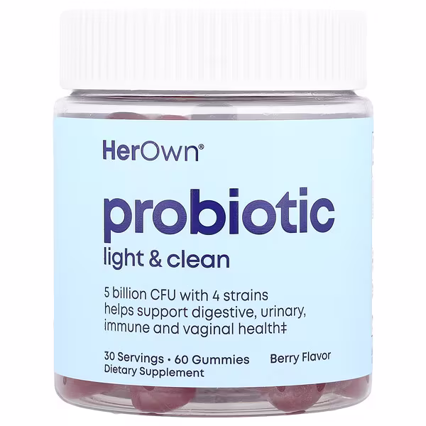 Her Own, Probiotic Gummies, Berry, 60 Gummies