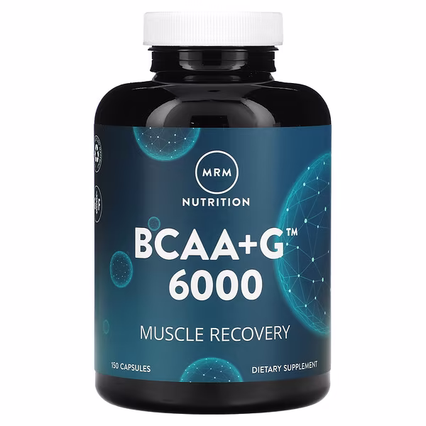 MRM Nutrition, BCAA+G 6000, 150 Capsules