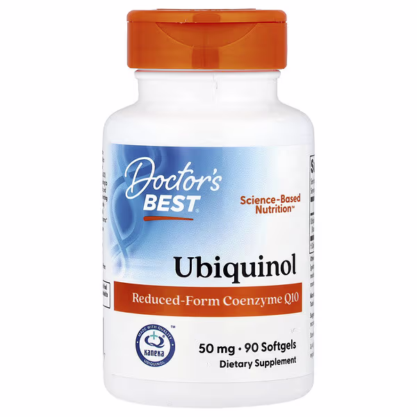 Doctor's Best, Ubiquinol with Kaneka Q+®, 50 mg, 90 Softgels