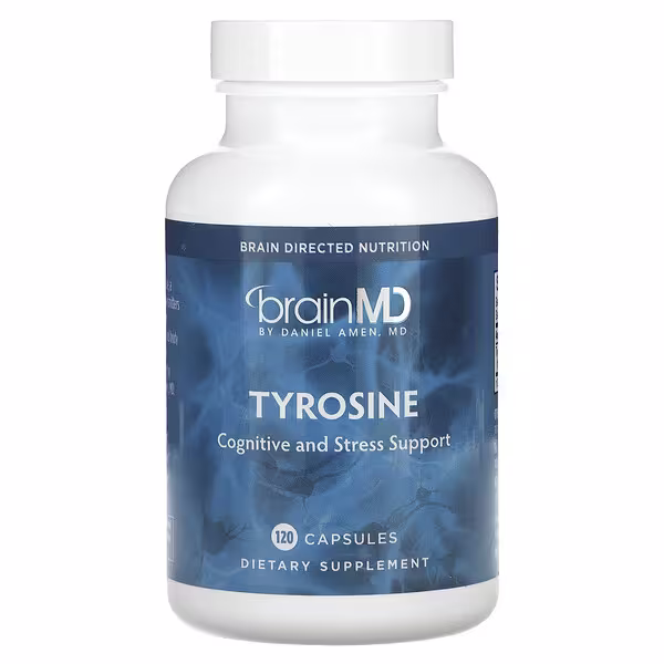 BrainMD, Tyrosine, 120 Capsules (500 mg per Capsule)