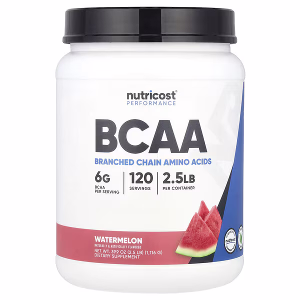 Nutricost, Performance, BCAA, Watermelon, 2.5 lb (1,116 g)