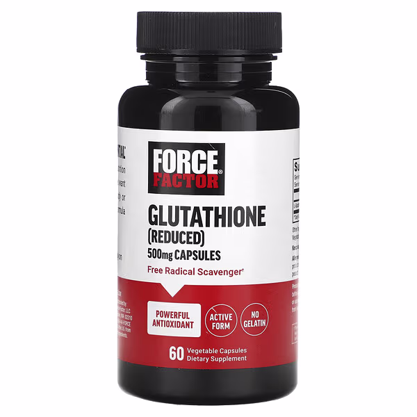 Force Factor, Glutathione (Reduced), 500 mg , 60 Vegetable Capsules