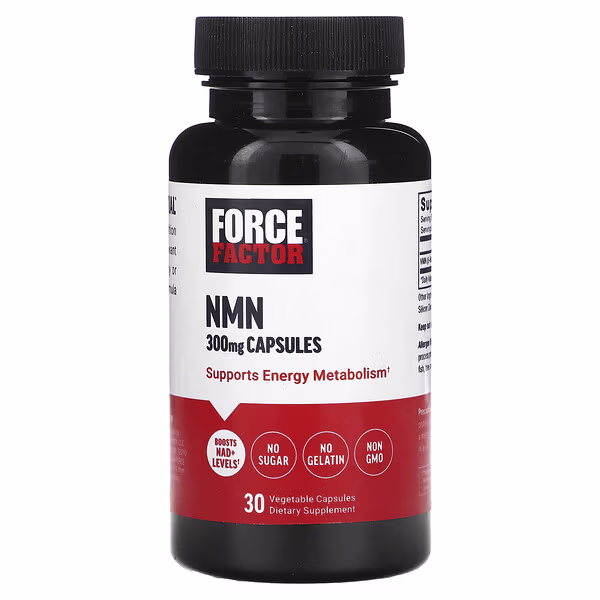 Force Factor, NMN, 300 mg , 30 Vegetable Capsules