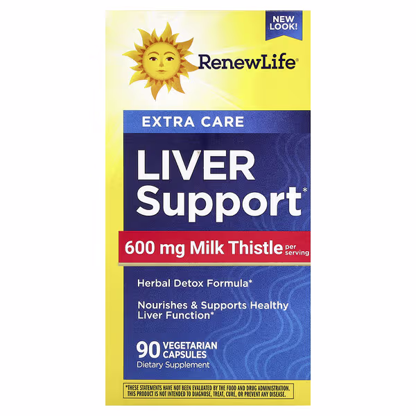 Renew Life, Liver Support, 90 Vegetarian Capsules