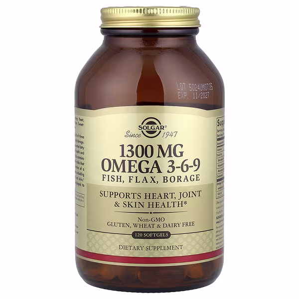 Solgar, Omega 3-6-9, 120 Softgels