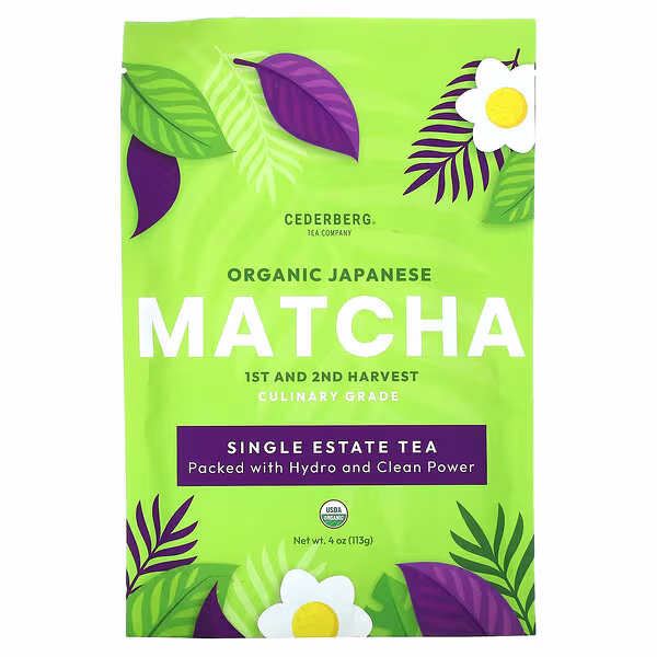 Cederberg Tea Co, Organic Japanese Matcha Powder, 4 oz (113 g)