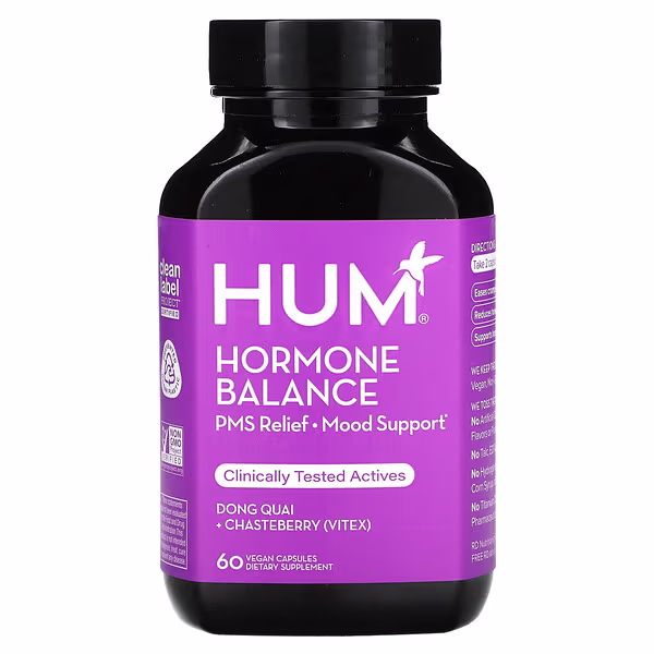 HUM Nutrition, Hormone Balance, 60 Vegan Capsules