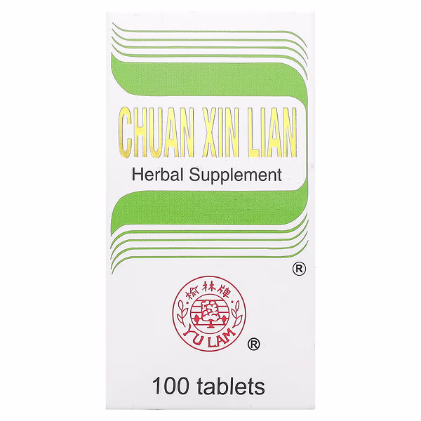 Yu Lam Brand, Chuan Xin Lian, 100 Tablets
