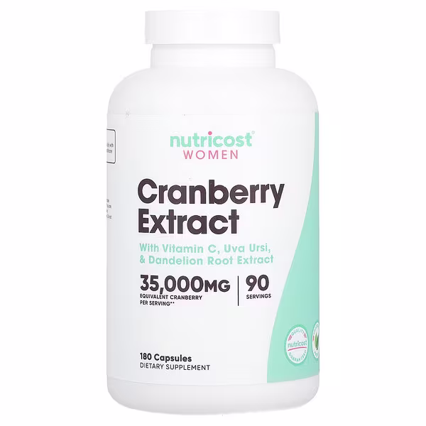 Nutricost, Women, Cranberry Extract, 180 Capsules