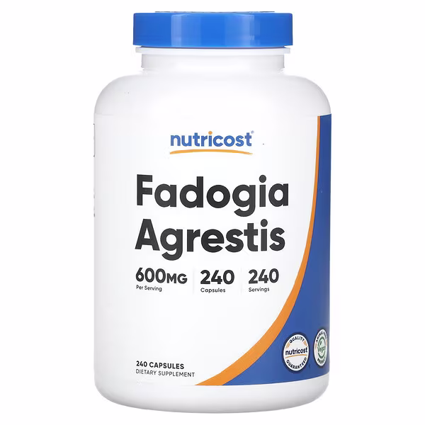 Nutricost, Fadogia Agrestis, 600 mg, 240  Capsules