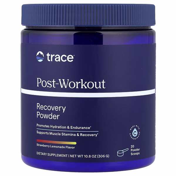 Trace, Post-Workout, Recovery Powder, Strawberry Lemonade, 10.8 oz (306 g)