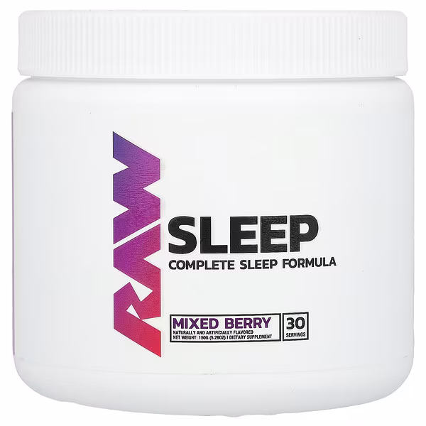 Raw Nutrition, Sleep, Mixed Berry, 5.29 oz (150 g)