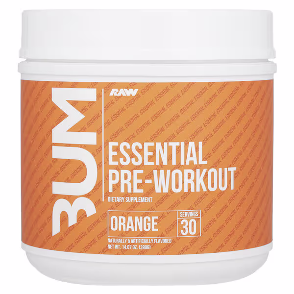 Raw Nutrition, Bum, Essential Pre-Workout, Orange, 14.07 oz (399 g)