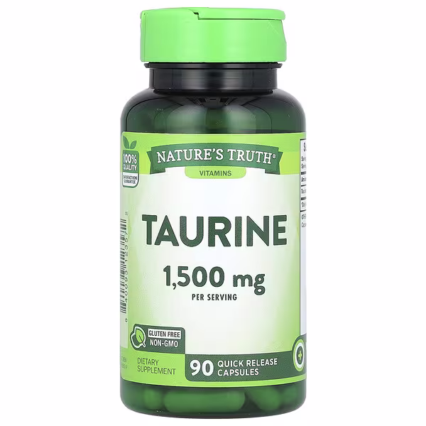 Nature's Truth, Vitamins, Taurine, 90 Quick Release Capsules (500 mg per Capsule)