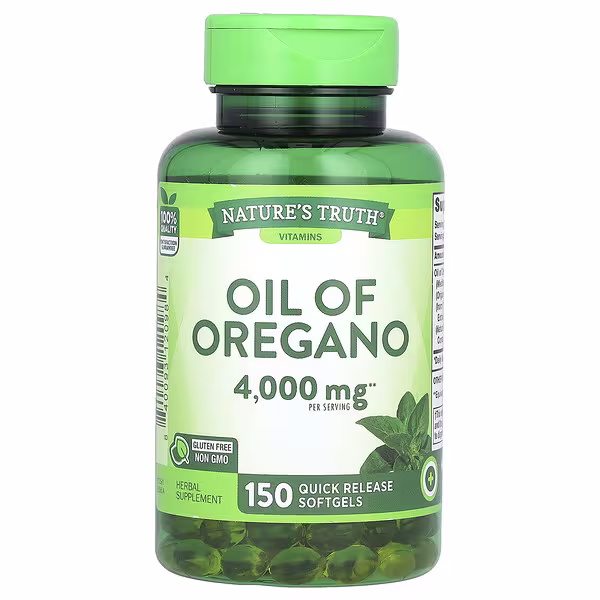 Nature's Truth, Vitamins, Oil Of Oregano, 2,000 mg, 150 Quick Release Softgels