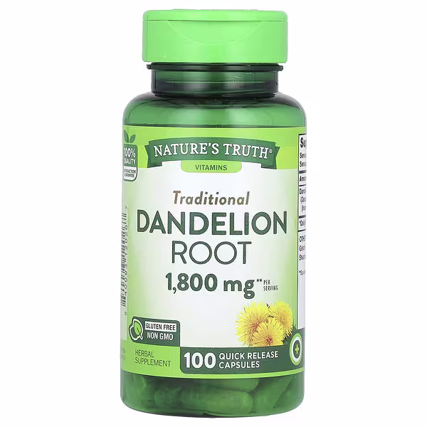 Nature's Truth, Vitamins, Dandelion Root, 100 Quick Release Capsules (900 mg per Capsule)