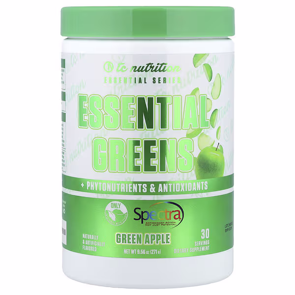 TC Nutrition, Essential Series, Essential Greens + Phytonutrients & Antioxidants, Green Apple, 9.56 oz (271 g)