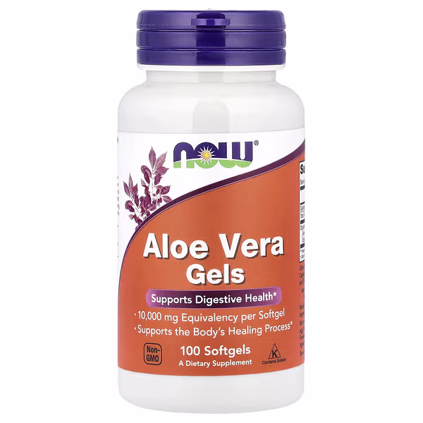 NOW Foods, Aloe Vera Gels, 100 Softgels (50 mg per Softgel)