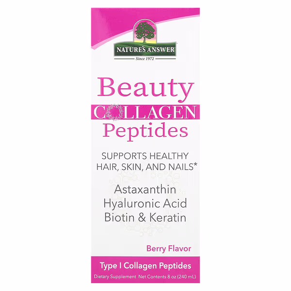 Nature's Answer, Beauty Collagen Peptides, Berry, 8 oz (240 ml)