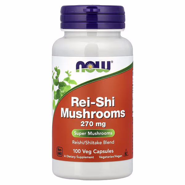 NOW Foods, Rei-Shi Mushrooms, 100 Veg Capsules