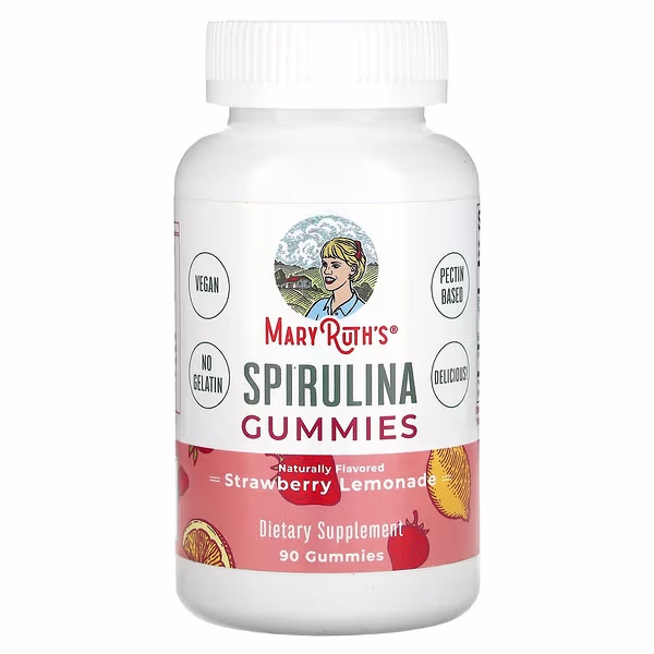 MaryRuth's, Spirulina Gummies, Strawberry Lemonade, 90 Gummies