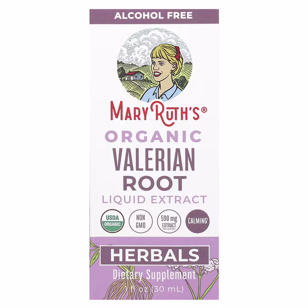 MaryRuth's, Organic Valerian Root Liquid Extract, Alcohol Free, 1 fl oz (30 ml)