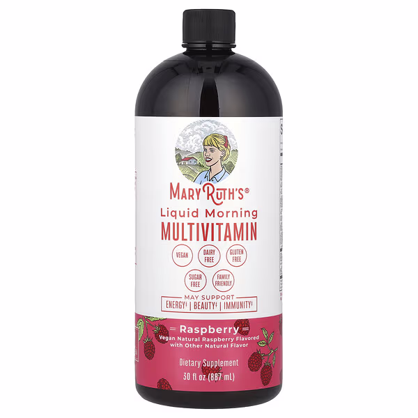 MaryRuth's, Liquid Morning Multivitamin, Raspberry, 30 fl oz (887 ml)