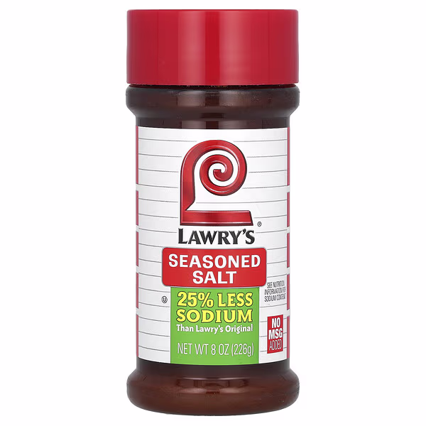 Lawry's, Seasoned Salt, Less Sodium, 8 oz (226 g)