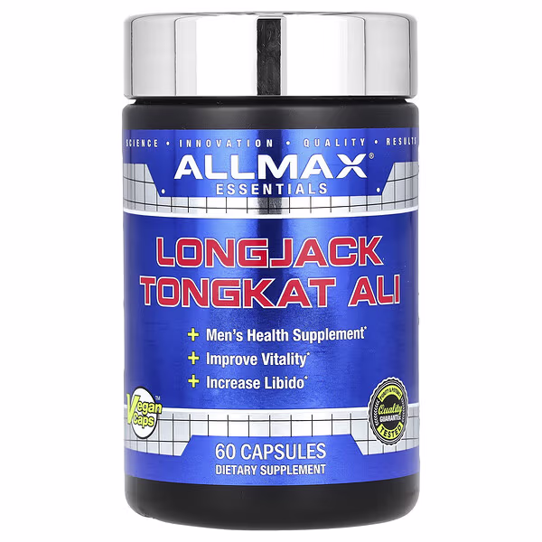 ALLMAX, Essentials, Longjack Tongkat Ali, 325 mg, 60 Veggie Caps