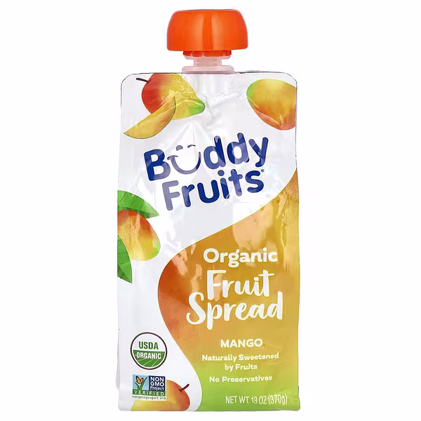Buddy Fruits, Organic Fruit Spread, Mango, 13 oz (370 g)