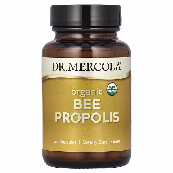 Dr. Mercola, Organic Bee Propolis, 30 Capsules (125 mg per Capsule)