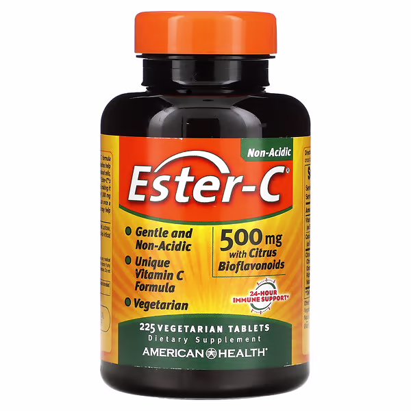 American Health, Ester-C with Citrus Bioflavonoids, 225 Vegetarian Tablets