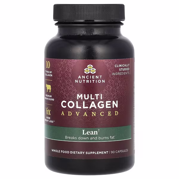 Ancient Nutrition, Multi Collagen Advanced, Lean, 90 Capsules