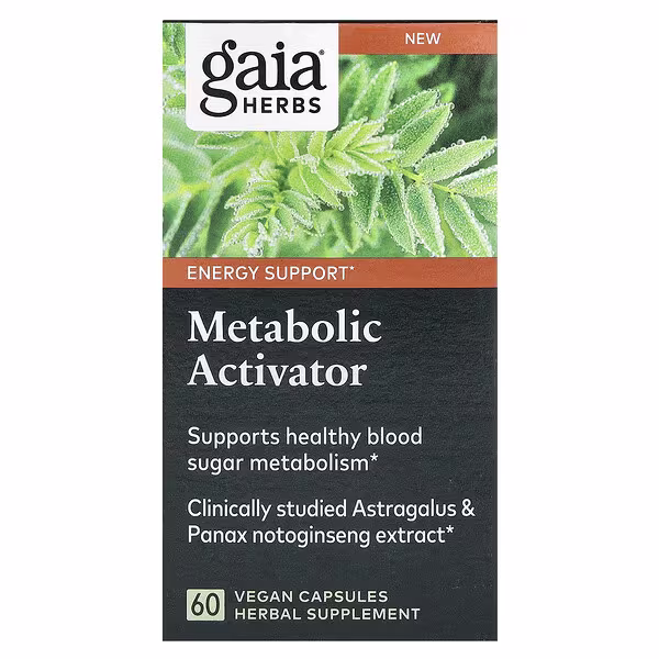 Gaia Herbs, Metabolic Activator, 60 Vegan Capsules