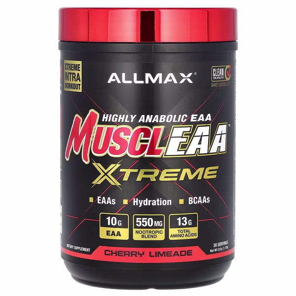 ALLMAX, MUSCLEAA™ Xtreme, Cherry Limeade, 1.17 lbs (532 g)