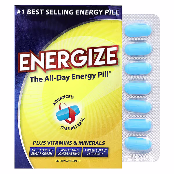 Isatori, Energize, The All-Day Energy Pill , 28 Tablets