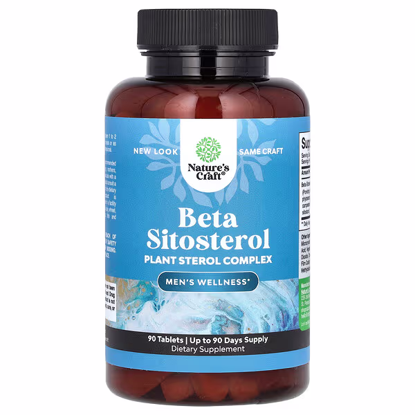 Nature's Craft, Beta Sitosterol, 90 Tablets