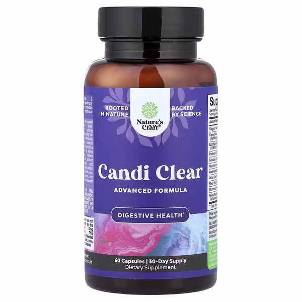 Nature's Craft, Candi Clear, 60 Capsules