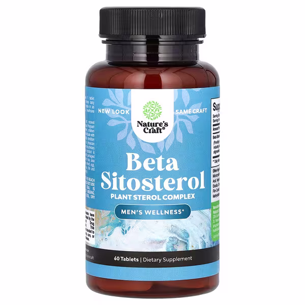 Nature's Craft, Beta Sitosterol, 500 mg, 60 Tablets